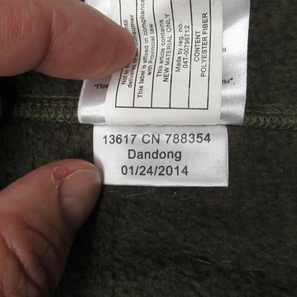 Burton‎ Pierce Fleece Jacket Men Small Green Camo Full Zip Hybrid Ski Outdoor